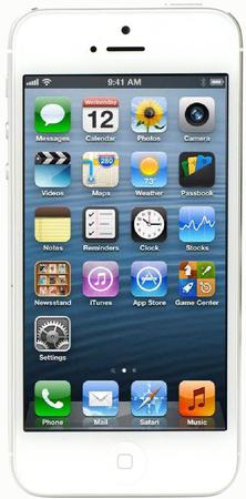 Смартфон Apple iPhone 5 32Gb White & Silver - Кировск