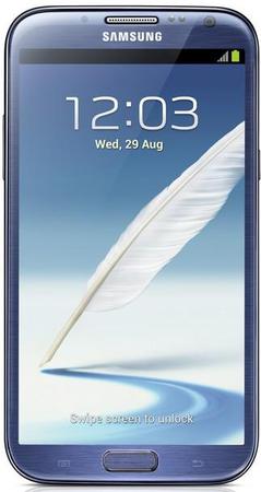 Смартфон Samsung Galaxy Note 2 GT-N7100 Blue - Кировск